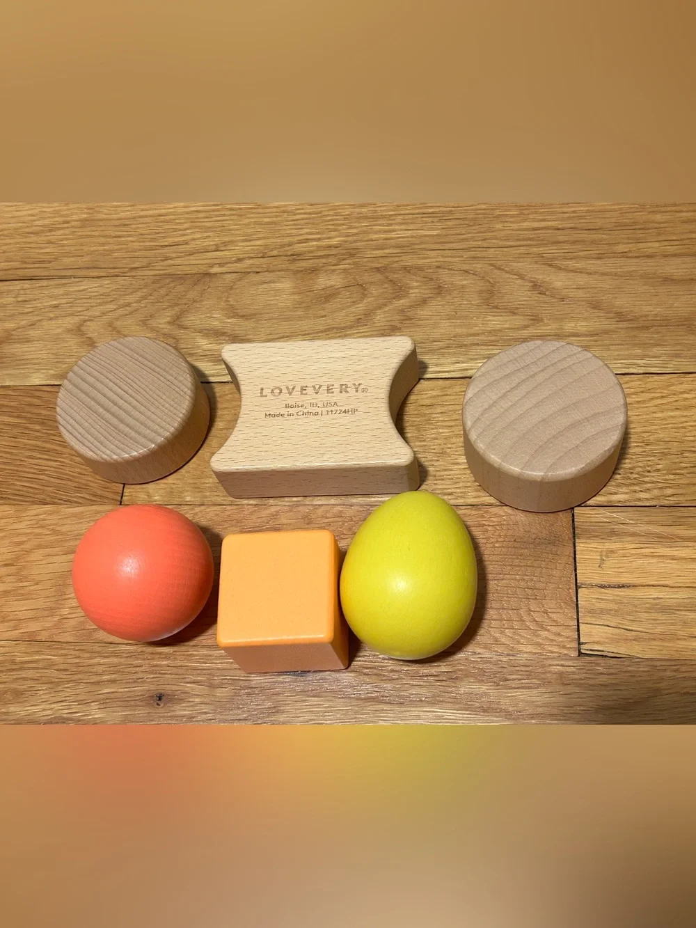 Lovevery Wooden Shape Puzzle Toy